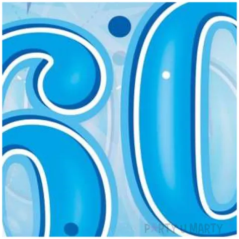 balon foliowy 60 urodziny gwiazdki niebieski qualatex bubbles 22 orb