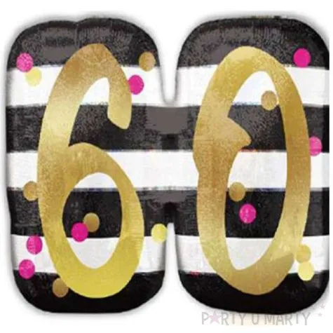 balon foliowy 60 urodziny milestone amscan 25 shp