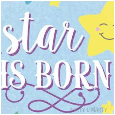 balon foliowy a star is born gwiazdki holo betallic 18 rnd