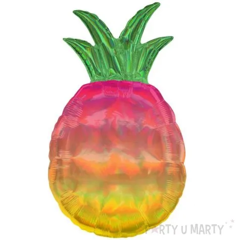 balon foliowy ananas opalizujacy holograficzny 30 shp