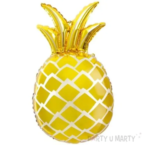 balon foliowy ananas zloty partydeco 25 shp