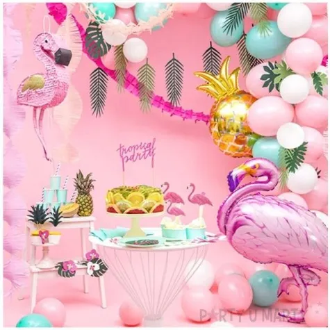 balon foliowy ananas zloty partydeco 25 shp