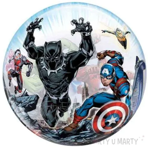balon foliowy avengers qualatex bubbles 22 orb