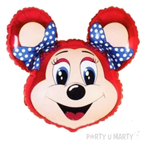 balon foliowy babsy mouse czerwony flexmetal 14 shp