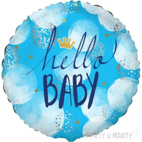 balon foliowy baby boy flexmetal 18 rnd