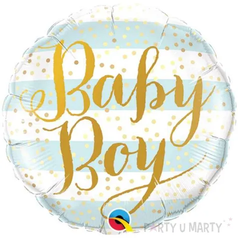 balon foliowy baby boy qualatex 9 rnd