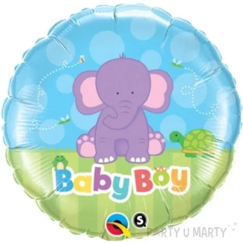 balon foliowy baby boy slonik qualatex 18 rnd