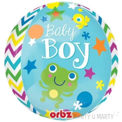 balon foliowy baby boy zabka amscan 16 orb