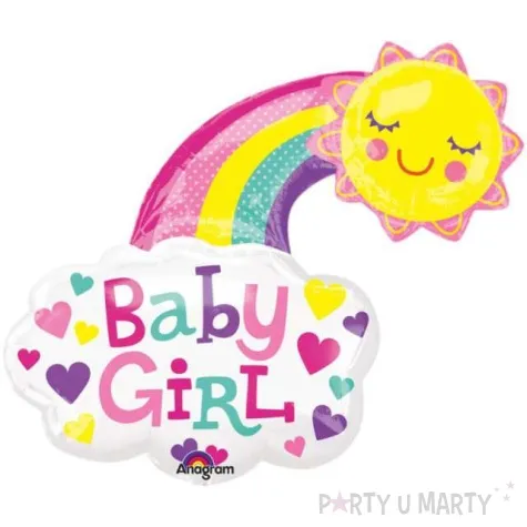 balon foliowy baby girl sloneczko amscan 30 shp
