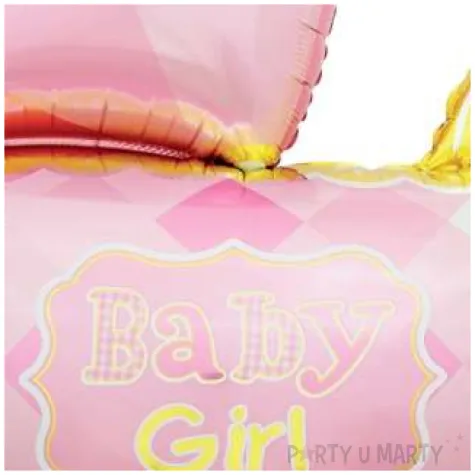 balon foliowy baby girl wozek rozowy 24 shp