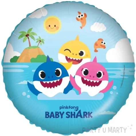 balon foliowy baby shark fun in the sun procos 18 rnd
