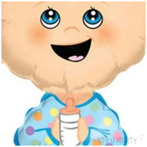 balon foliowy baby shower boy qualatex 14 shp