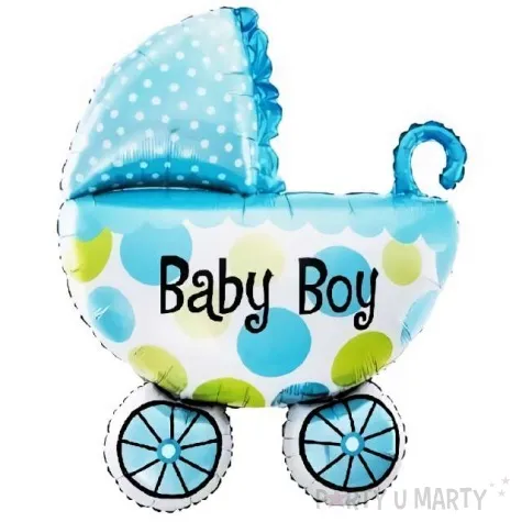 balon foliowy baby shower boy wozek jix 29 shp