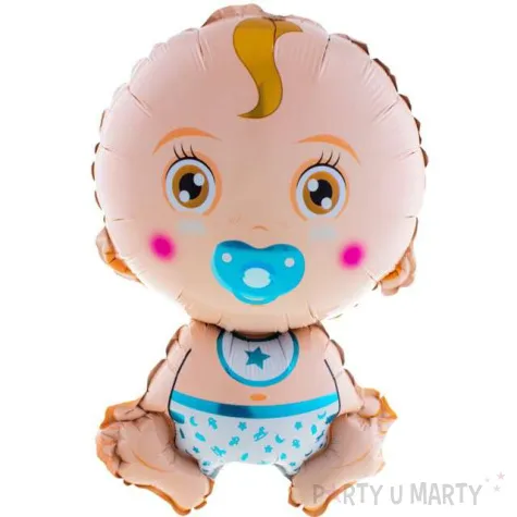 balon foliowy baby shower chlopiec funny fashion 27 shp