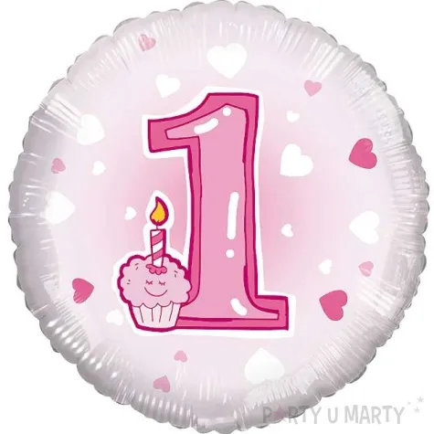 balon foliowy baby shower roczek rozowy grabo 18