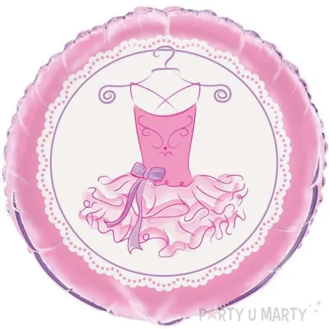 balon foliowy baletnica unique 18 rnd