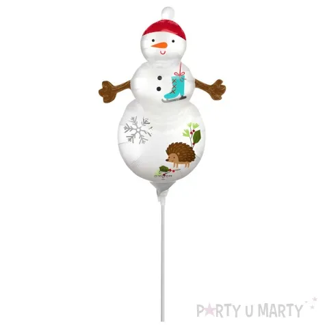 balon foliowy balwanek w czapce amscan 8