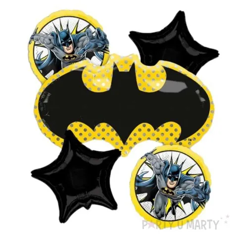 balon foliowy batman bukiet amscan zestaw