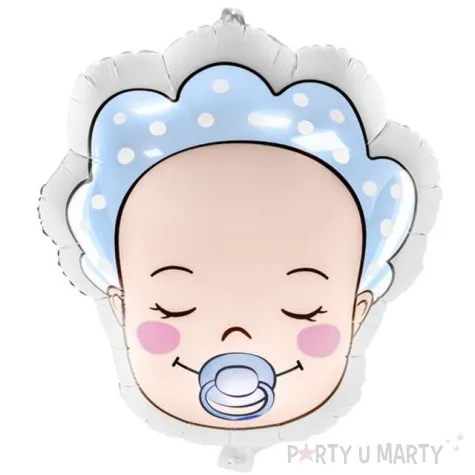 balon foliowy bobas chlopiec partydeco 18 shp