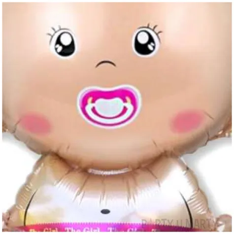 balon foliowy bobas dziewczynka dekoracjepolska 22 shp