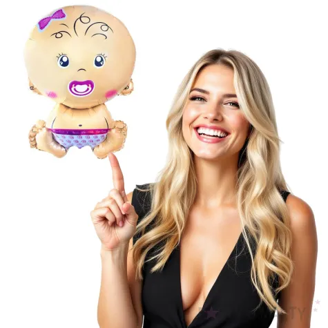 balon foliowy bobas dziewczynka partypal 29 shp