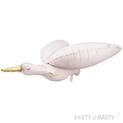 balon foliowy bocian rozowy partydeco 40 5 shp