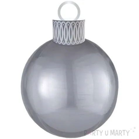 balon foliowy bombka orbz xl srebrny amscan 15 orb