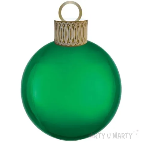balon foliowy bombka orbz xl zielony amscan 15 orb