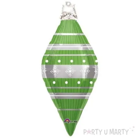 balon foliowy bombka zielony amscan 16 shp