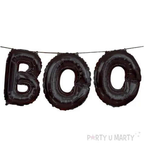 balon foliowy boo halloween czarny unique 14 ltr