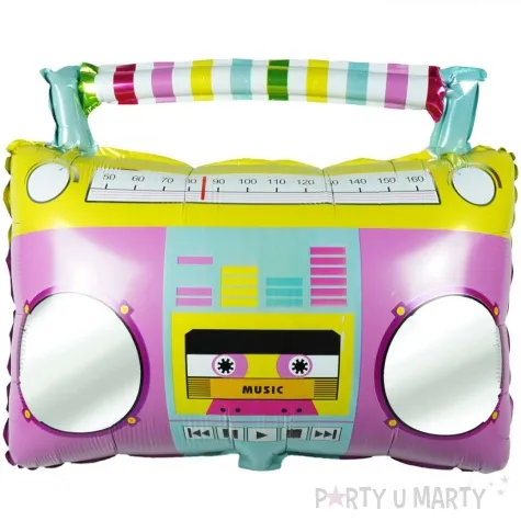 balon foliowy boombox lata 80 mix arpex 20 shp