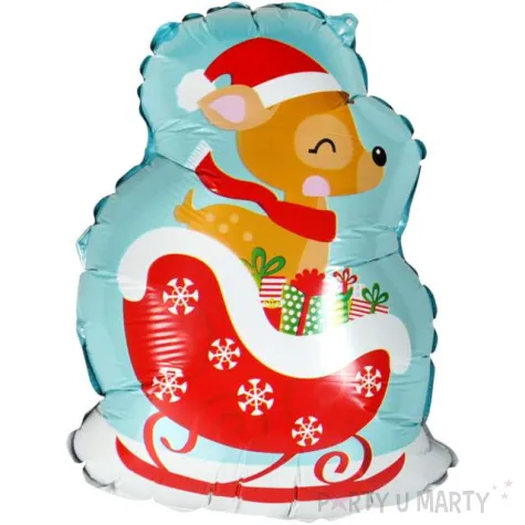 balon foliowy boze narodzenie reniferek arpex 12 shp