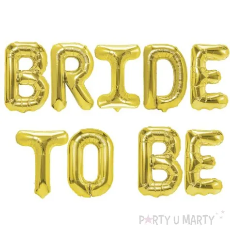 balon foliowy bride to be zloty partypal 15 shp