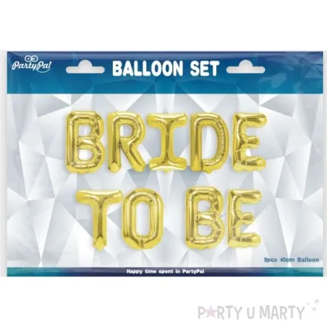 balon foliowy bride to be zloty partypal 15 shp