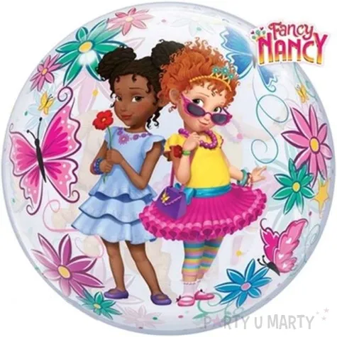 balon foliowy bubble fancy nancy clancy qualatex 22 orb