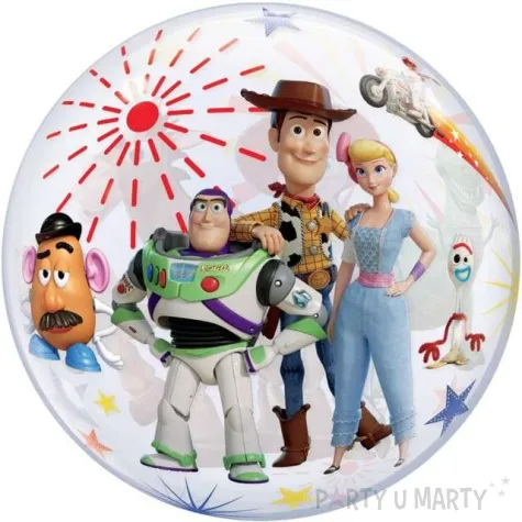 balon foliowy bubble toy story 4 qualatex 22 orb