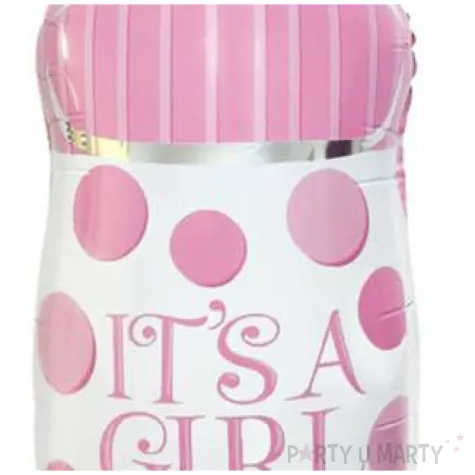 balon foliowy butelka its a girl partypal 32 shp