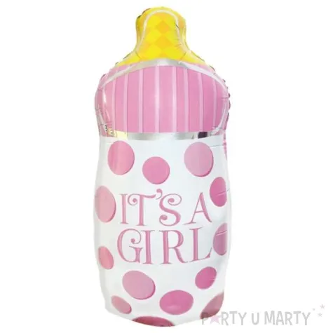 balon foliowy butelka its a girl partypal 32 shp