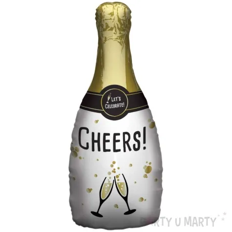 balon foliowy butelka szampana cheers amscan 28 shp
