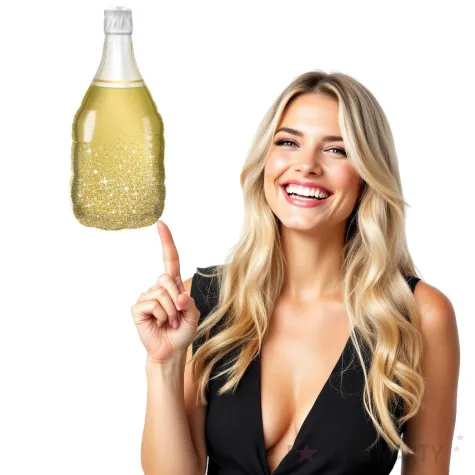 balon foliowy butelka szampana qualatex 39 shp