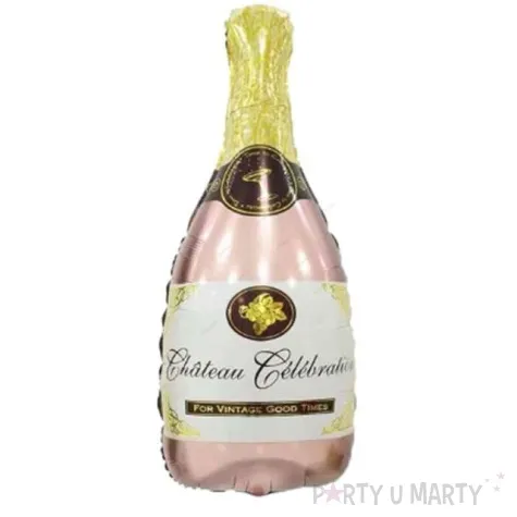 balon foliowy butelka szampana rozowe zloto jix 36 shp