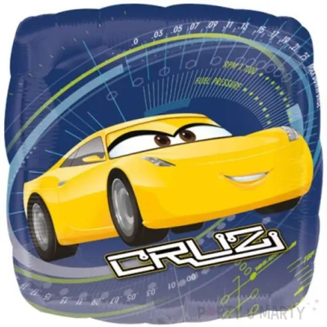 balon foliowy cars 3 jackson cruz amscan 17 sqr