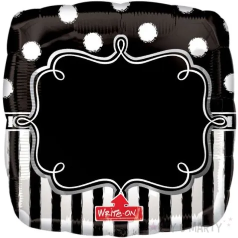 balon foliowy chalkboard birthday jumbo amscan 28 sqr