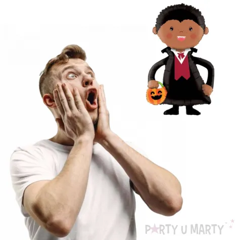 balon foliowy chlopiec w stroju wampira betallic 42 shp