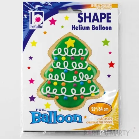 balon foliowy choinka lukrowana betallic 25 shp