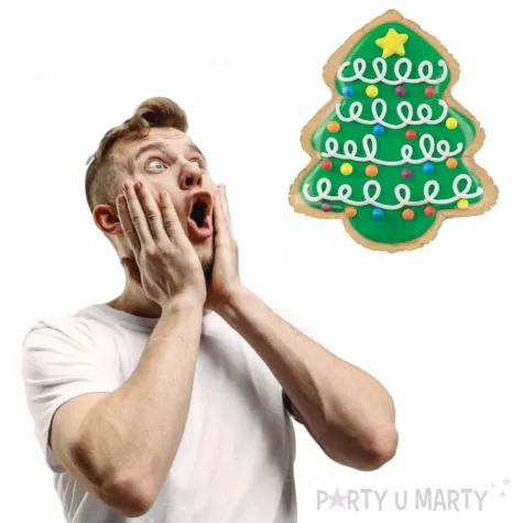 balon foliowy choinka lukrowana betallic 25 shp