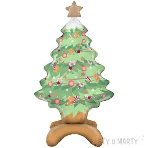 balon foliowy choinka z gwiazda grabo 38 shp