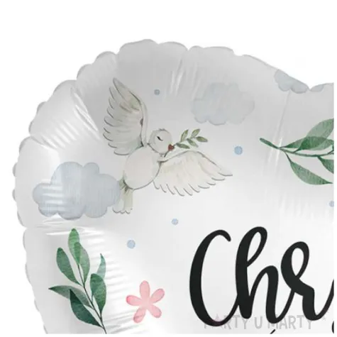 balon foliowy chrzest swiety symbole bialy premioloon 17 hrt