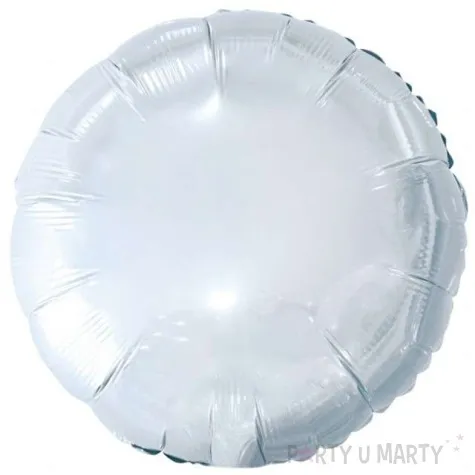 balon foliowy classic bialy metalik godan 18 rnd