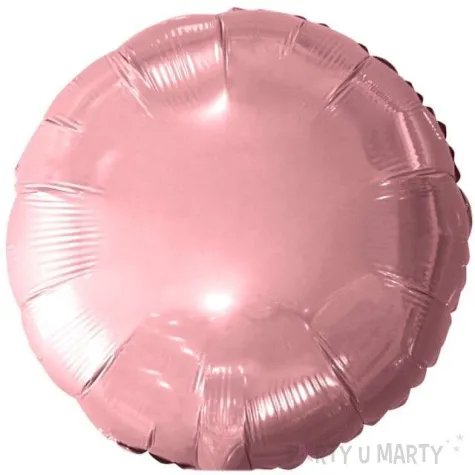 balon foliowy classic rozowy jasny metalik godan 18 rnd